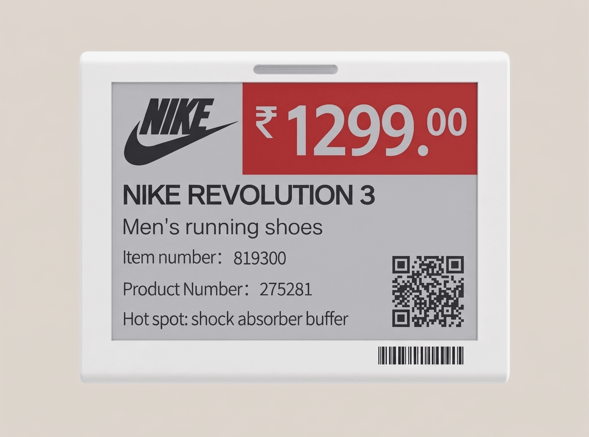 4.2" Large Display Tag - Quickshelf Electronic Shelf Label